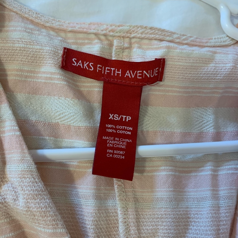 Saks Fifth Ave Romper with Tie front